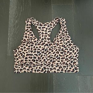 Fabletics Womens Animal Print Sports Bra Size 1X